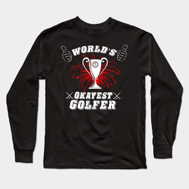 Golfer Long Sleeve T-Shirt by Dojaja